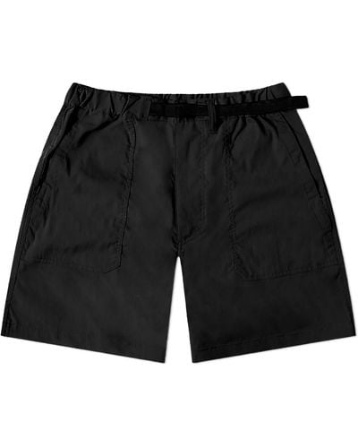NANGA Hinoc Ripstop Field Shorts - Black