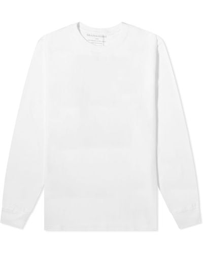 Maharishi Long Sleeve Firefighter Print T-Shirt - White
