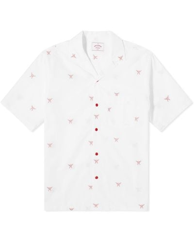 Portuguese Flannel Angels Vacation Shirt - White