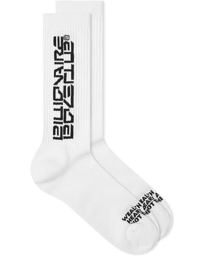 BBCICECREAM Mantra Socks - White