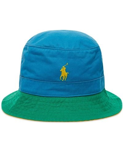 Polo Ralph Lauren Panelled Bucket Hat - Multicolour