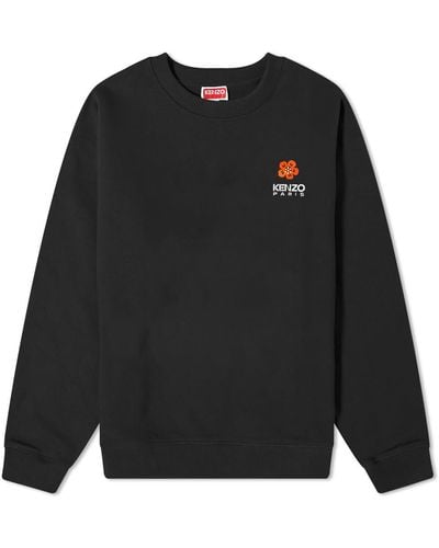 KENZO Crest Logo Regular Sweatshirt - Black