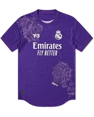 Y-3 X Real Madrid 4Th Jersey Top - Purple