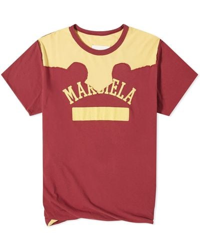 Maison Margiela Western Logo T-Shirt - Red