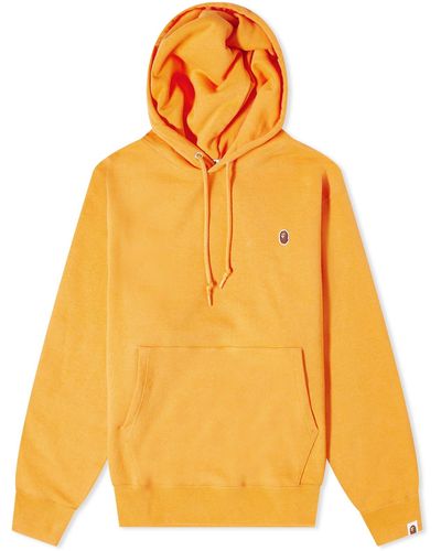 A Bathing Ape Head One Point Relaxed Fit Pullover - Yellow