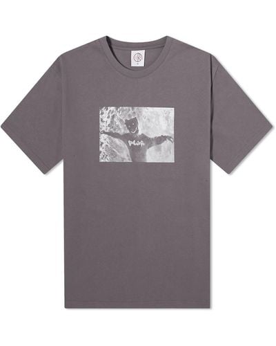 POLAR SKATE Sustained Disintegration T-Shirt - Gray