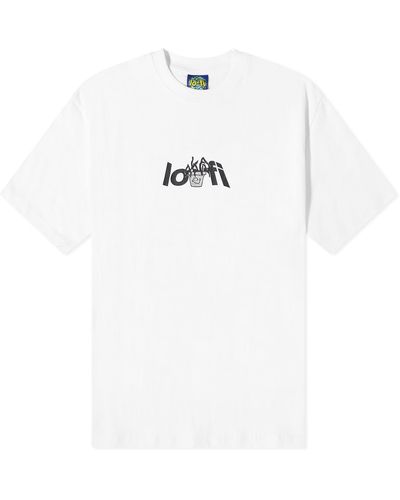 LO-FI Plant Logo T-Shirt - White