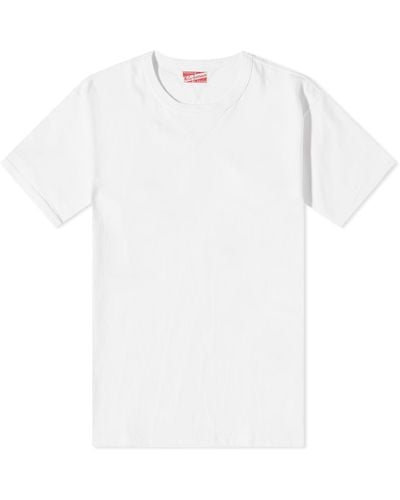 The Real McCoys Joe Mccoy Gusset T-Shirt - White