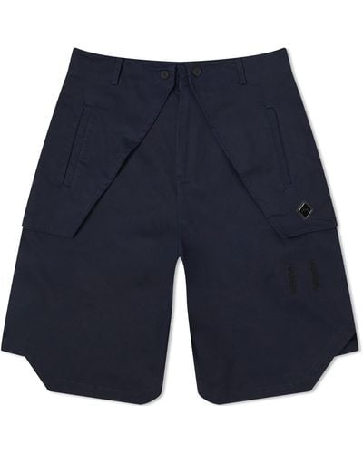 A_COLD_WALL* Overlay Cargo Shorts - Blue