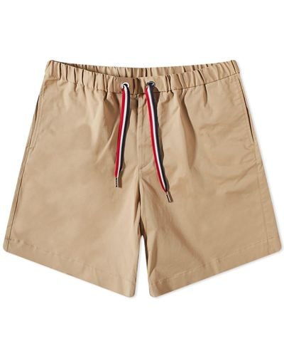 Moncler Drawstring Shorts - Natural