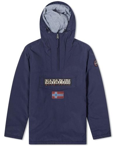 Napapijri Rainforest 5 Pullover Jacket - Blue