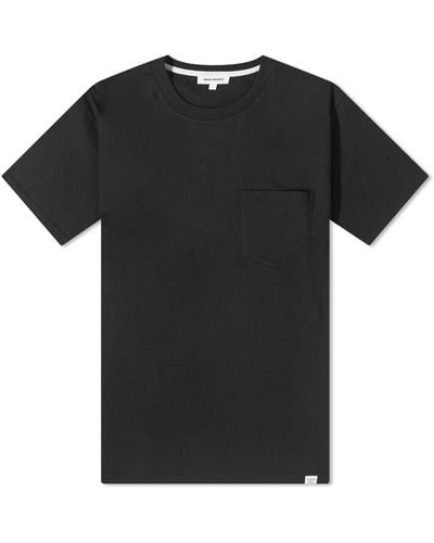 Norse Projects Johannes Standard Pocket T-Shirt - Black