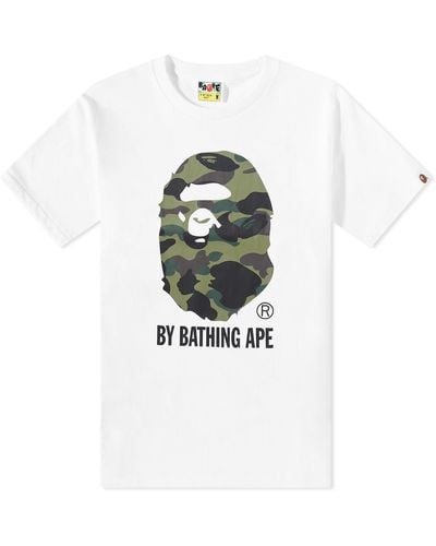 A Bathing Ape 1St Camo By Bathing Ape T-Shirt - White