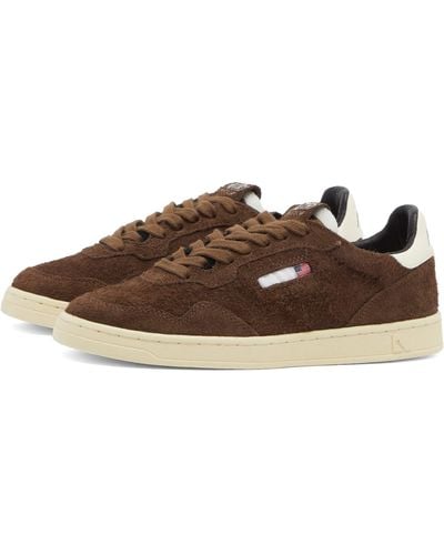 Autry Flat Low Trainers - Brown