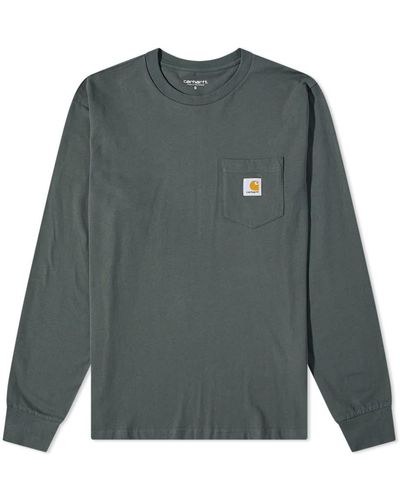 Carhartt Long Sleeve Pocket T-shirt - Green