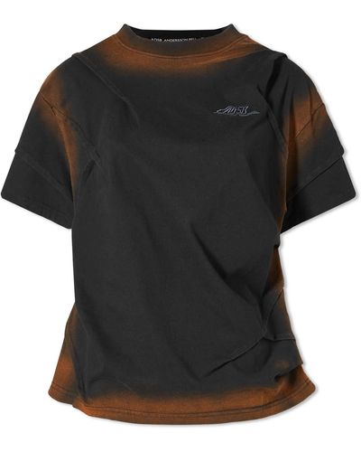 ANDERSSON BELL Mardro Gradient T-Shirt - Black