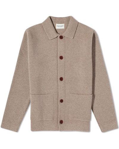 COUNTRY OF ORIGIN Knitted Chore Jacket - Grey