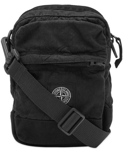 Stone Island Patch Pouch Bag - Black