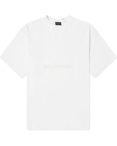 Balenciaga Surf Logo T-Shirt - White