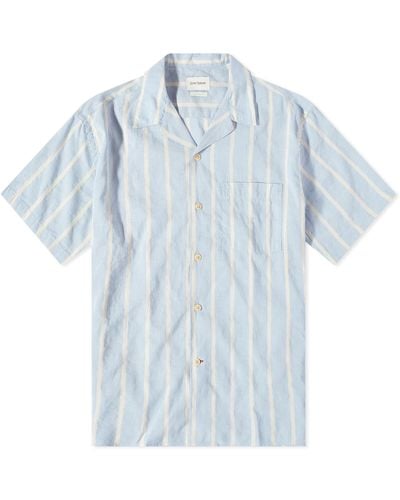 Oliver Spencer Havana Short Sleeve Shirt - Blue