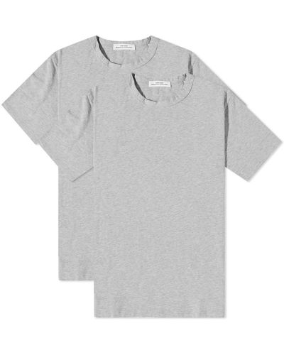 WOOD WOOD Allan 2-pack T-shirt - Grey