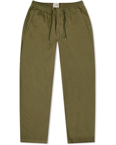 Folk Drawcord Trousers - Green