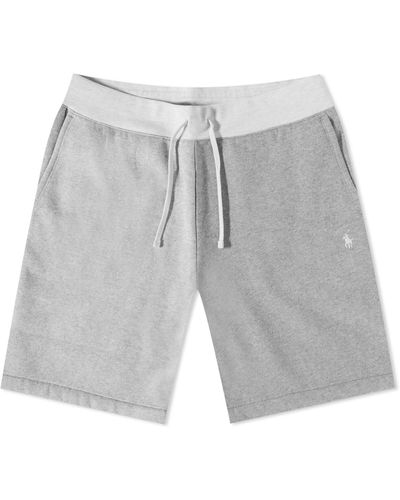 Polo Ralph Lauren Colour Block Sweat Shorts - Grey