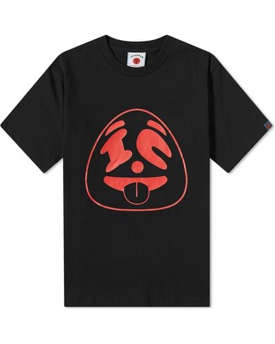 ICECREAM Panda Face T-Shirt - Black