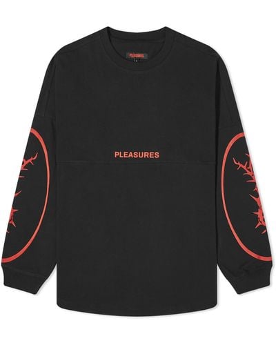 Pleasures Long Sleeve Maximize Jersey T-Shirt - Black