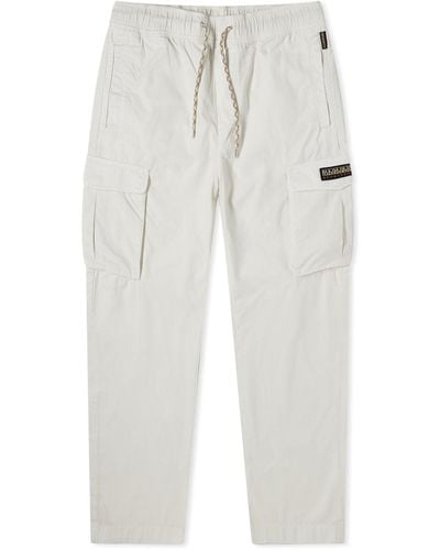 Napapijri Faber Cargo Pants - White