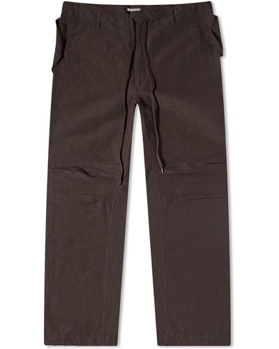 AURALEE Finx Field Trousers - Brown