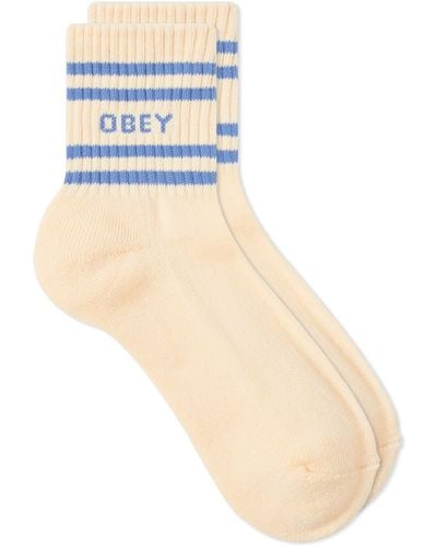 Obey Coop Logo Sock - Blue