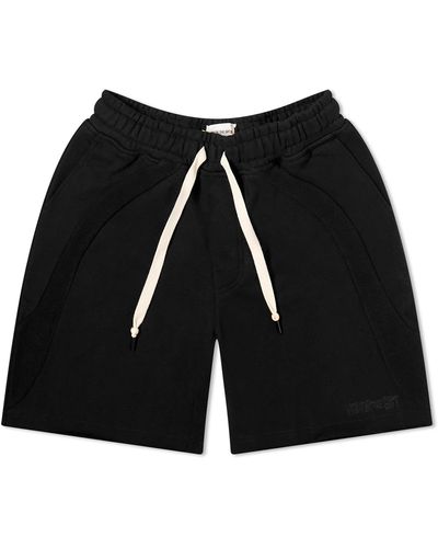 Honor The Gift Terry Panel Shorts - Black