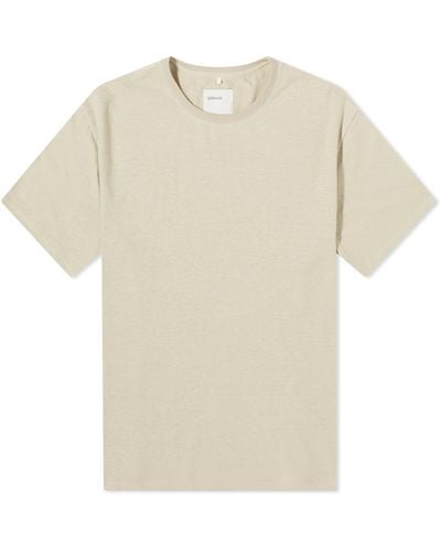 Satta Flatlock Hemp T-Shirt - Natural