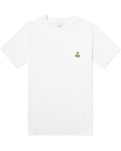 Isabel Marant Zafferh Small Logo T-Shirt - White