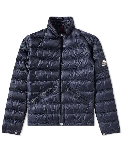 Moncler Agay Padded Down Jacket - Blue