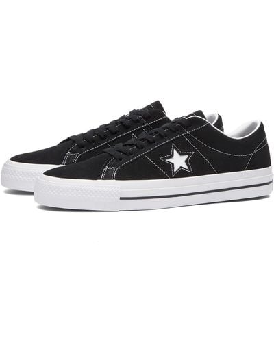 Converse One Star Suede Low-top Trainers - Black
