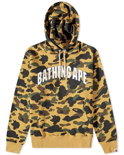 A Bathing Ape 1st Camo Pullover Hoody - Green