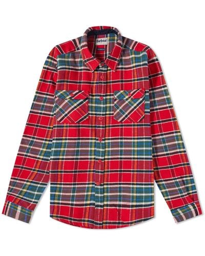 Barbour Mountain Overshirt - Red