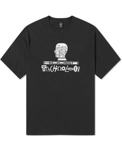 Brain Dead Hidden Tech T-Shirt - Black