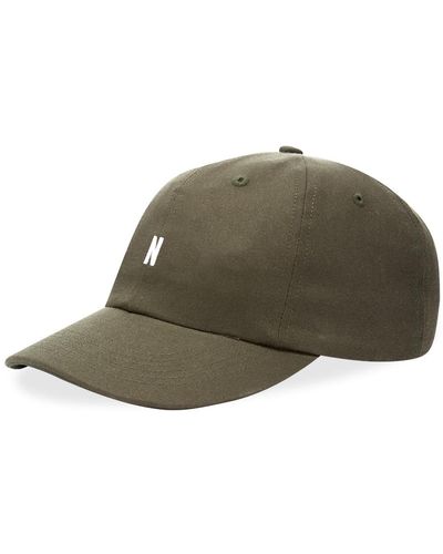 Norse Projects Twill Sports Cap - Green