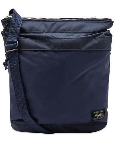 Porter-Yoshida and Co Force Shoulder Bag - Blue