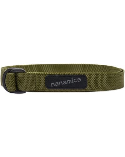 Nanamica Tech Belt - Green