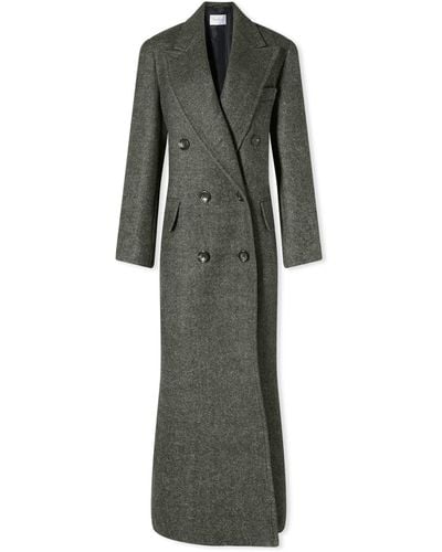 Max Mara Longline Coat - Grey