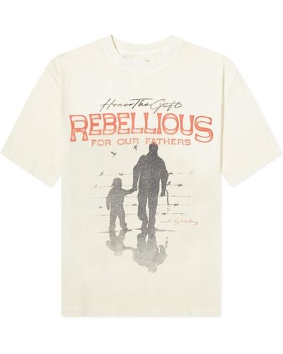 Honor The Gift Rebellious T-Shirt - White