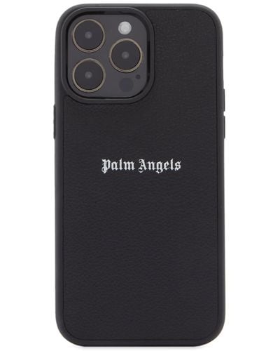 Palm Angels Logo Iphone 14 Pro Max Case - Black