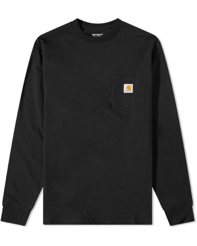 Carhartt Long Sleeve Pocket T-shirt - Black