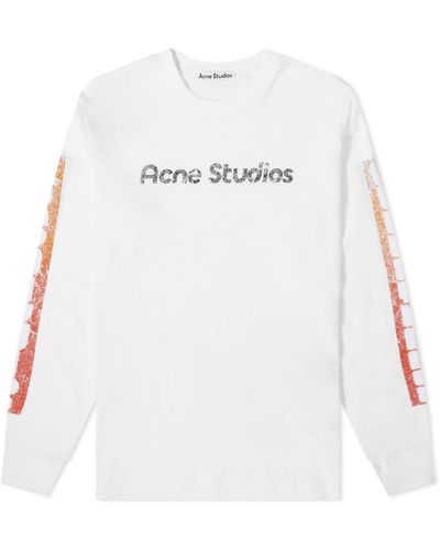 Acne Studios Etez Sports Long Sleeve T-Shirt - White