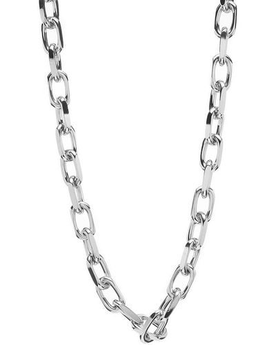 Dries Van Noten Chain Link Necklace - Metallic