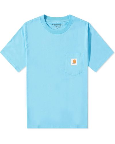 AWAKE NY X Carhartt Wip Pocket T-shirt - Blue